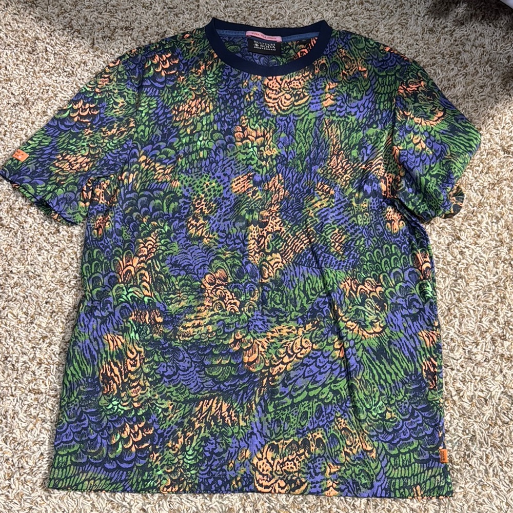 SCOTCH & SODA
Animal Print Graphic Tee. Size M
